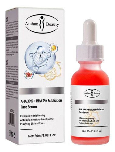 Pack 2 Serum Facial Aha 30% + Bha 2% Peeling Solution 30ml