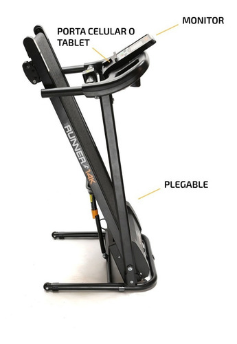 Imagen 3 de 10 de Cinta Caminadora Trote Correr Digital Electrica Plegable 14k
