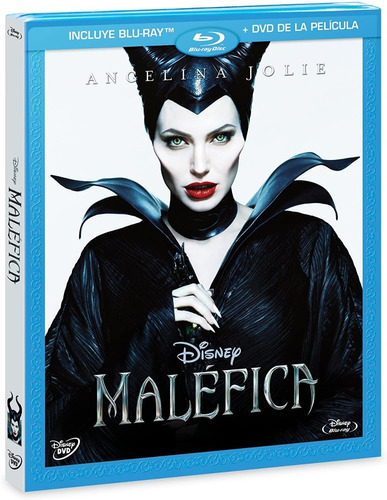 Maléfica | Blu Ray + Dvd Angelina Jolie Película Nuevo