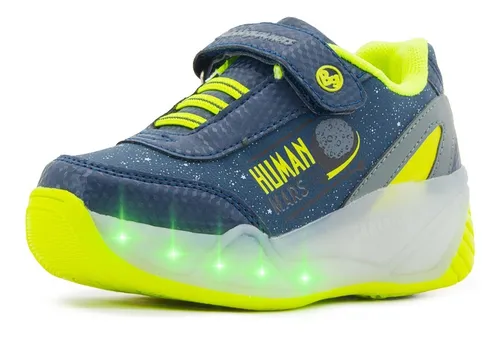 término análogo Limón Nervio Tenis Patín Retráctil Luces Impacto Bubble Gummers 17-23