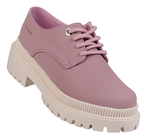 Zapato Casual Tacon Mujer Lila Tacto Piel Clasben 06903811