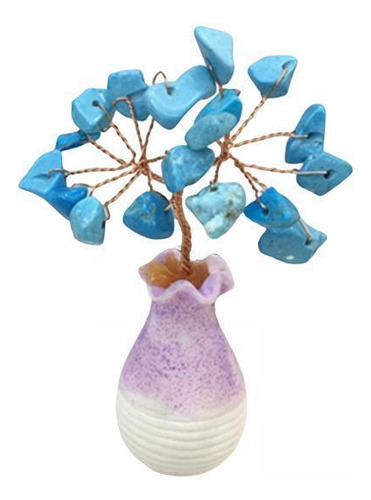 Mini Crystal Tree Wealth Luck Tree, Paquete De 3 Unidades, P