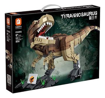 Dinosaurio Para Armar- Tyrannosaurus- 939 Pzs