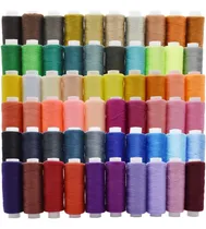 Comprar 60 Hilos De Coser De Colores 250 Yardas Por Carretes Hi...