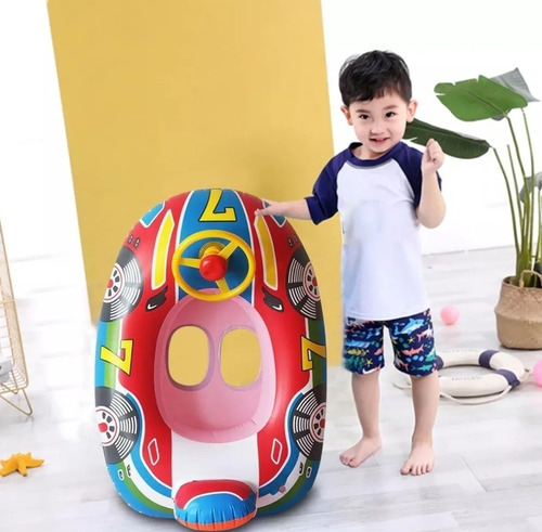Inflable Salvavidas Coche Infantil Carrito Alberca Para Niño