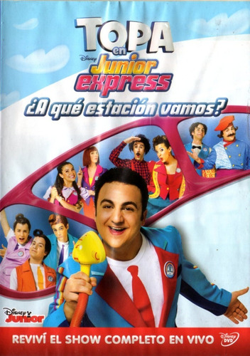 Topa En Disney Junior - A Qué Estación Vamos / Dvd Original
