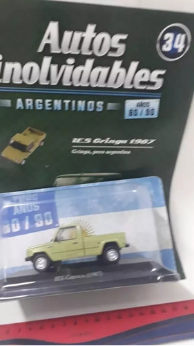 1/43 Inolvidables 80/90s N° 34 Ies Gringa  Pick Up 1987