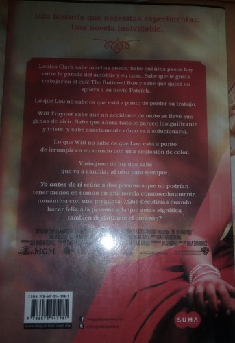 Libro Yo Antes De Ti, Jojo Moyes (Usado)