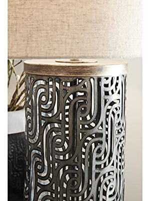 Signature Design By Ashley - Lámpara De Mesa De Metal Dayo -