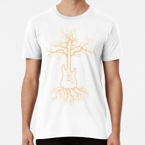 Remera Guitar Tree Of Life Premium T-shirt Algodon Premium