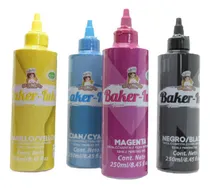 Comprar Kit 4 Tintas Comestibles Para Impresora Ma Baker 125 Ml