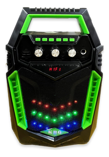 Parlante Altavoz Luces Kbq 1801 Varios Colores