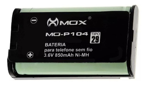 Bateria Para Telefone Sem Fio Mox Mo-p104 Tipo 29