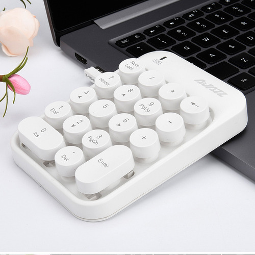 Imagen 3 de 6 de Ajazz 2.4g Teclado Numérico Inalámbrico Mini Numpad 18