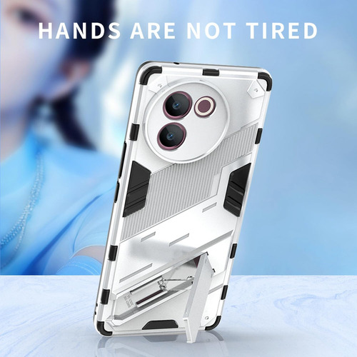 Funda Punk Uso Rudo Carcasa Para Oneplus Ace 3v +mica Rojo Oneplus Ace 3v