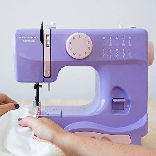 Janome Lady Lila Basic, Fácil De Usar, Portátil De 10 Puntad