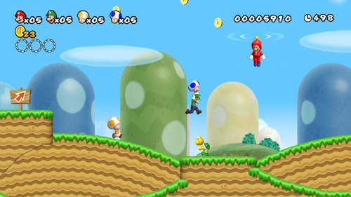 New Super Mario Bros Wii Americano Sem Manual (Recondicionado)