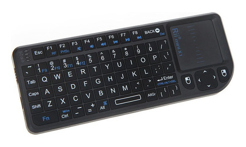 Muyier Mini X 1 Mano 2.4g Teclado Inalámbrico Touchpad Ratón