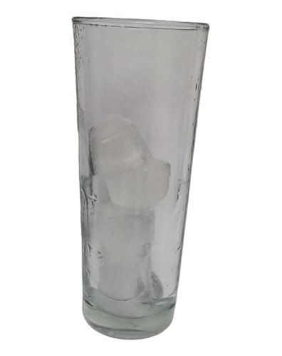 Vaso De Cristal Grueso Cubero 300ml, 10oz Cocteleria Hogar