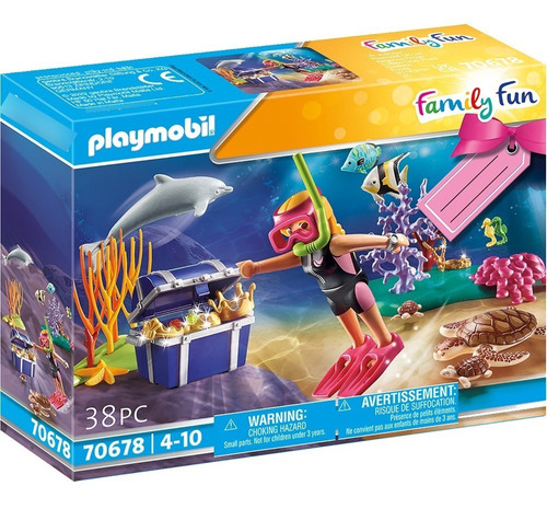 Playmobil 70678 Family Fun Buceadora De Tesoros