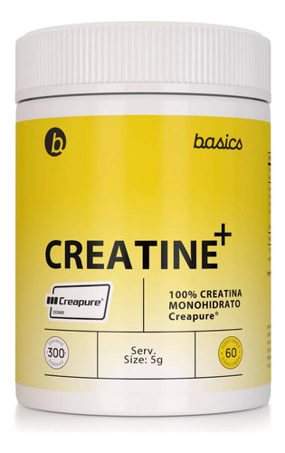 Creatina 100% Creapure®| 300gr | Creatine+ Basics Nutrition 