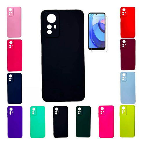 Funda Para Xiaomi Redmi Note 12s Protector Y Vidrio 