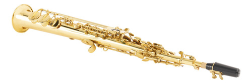 Saxo Soprano Dorado Wisemann Dss-350 Con Estuche Accesorios