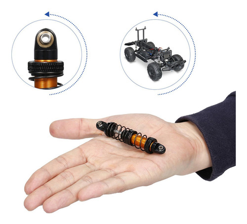 Amortiguador De Coche Rc Para Accesorio De Modelo De 70 Mm