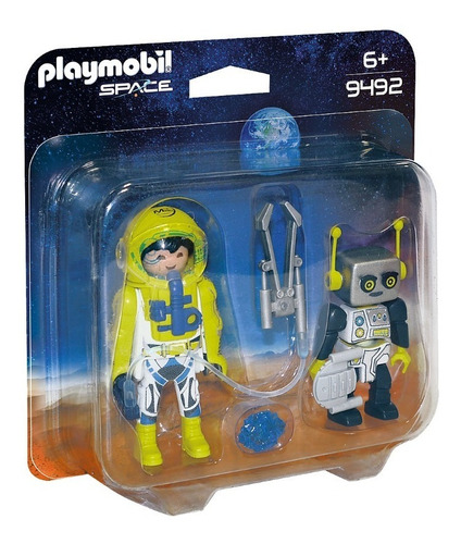 Playmobil Duo Pack - Astronauta Y Robot - 9492