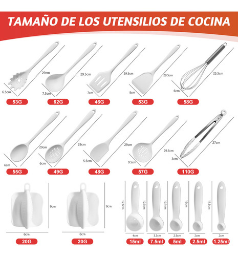 29 Pzs bateria de cocina con set de utensilios cocina Juego De Ollas Y Sarten
