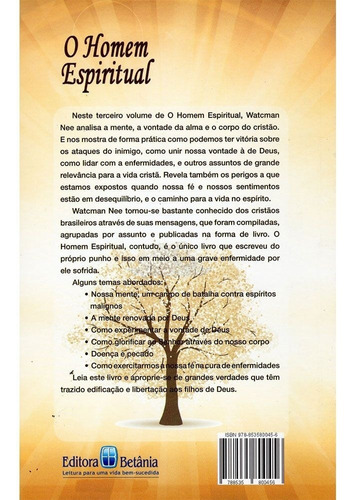 Livro O Homem Espiritual - Volume 03