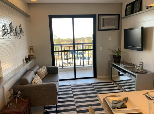 Apartamento À Venda 2 Quartos, 1 Suíte, 1 Vg, Desoc, Mobiliado, Lazer Completo- Qsf-1, Taguatinga Sul - Df.