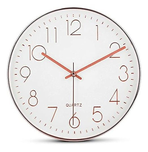 Bernhard Productos Rose Gold Wall Clock 12 Inch Qvlgr