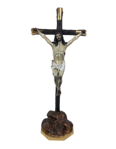 Imagen 1 de 2 de Cristo En Agonía De Base 85cm