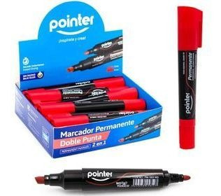 Box Marcador Permanente Doble Punta Pointer Mayor Y Detal 