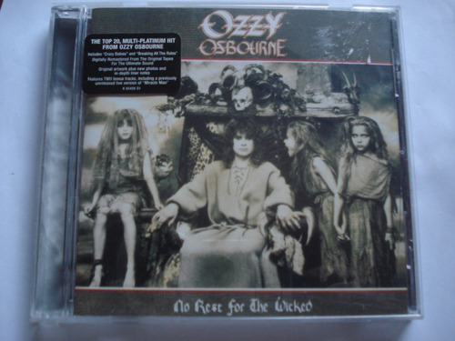 Cd Ozzy Osbourne No Rest For The Wicked