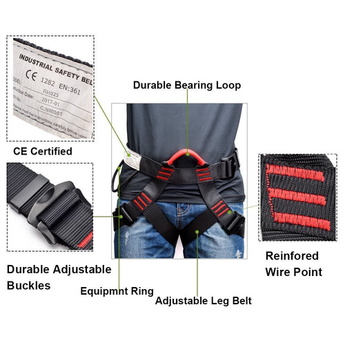 Imagen 3 de 4 de Arnés De Escalada Weanas Thicken Climbing Harness