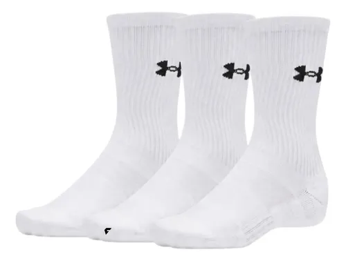 Kit 3 Meias Under Armour Core Cotton Cano Alto Original - R$ 45