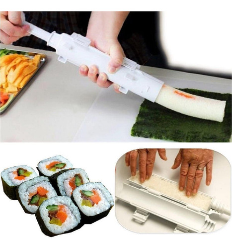 Sushi Roller Kit / Bazooka Mejor Herramienta De Cocina Sushi