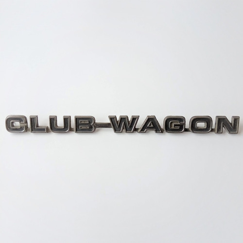 Emblema Club Wagon Ford Camioneta Clasica Original 