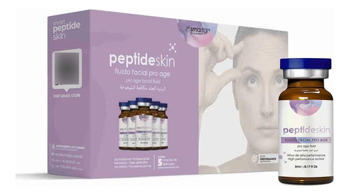 Kit 5 Ampolas Peptide Skin Fluido Facial Smart Gr