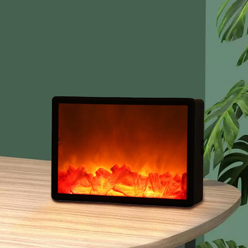 Lámpara De Efecto De Fuego Rectángulo Opción2 Rectángulo