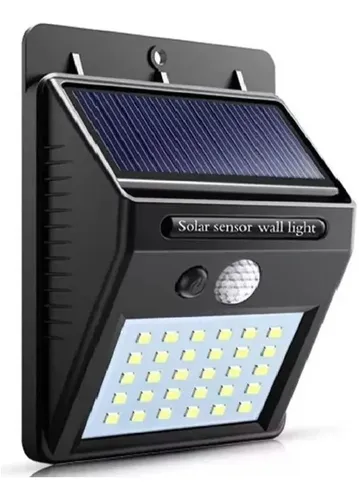 Foco 30 Led Solar Exterior E Interior
