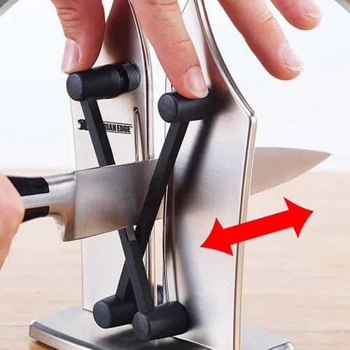 Afilador De Cuchillos Y Tijeras Profesional Sistema De Afilar Rápido Y Eficiente Para Hogar Y Cocina De Alta Calidad Everest