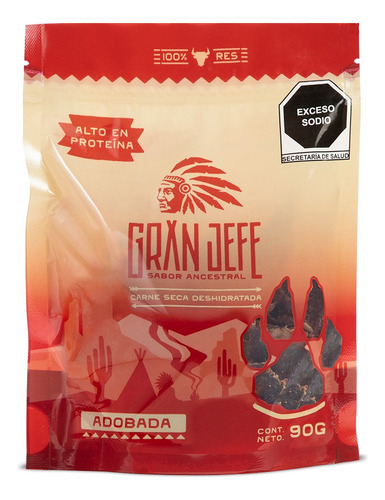 Carne Seca Gran Jefe Adobada 90 Gramos