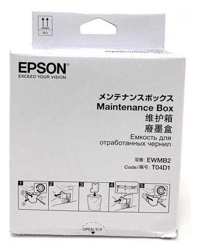 Caja De Mantenimiento De Tinta T04d1 Epson L4150, L4160