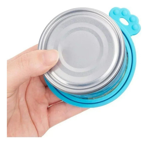 Set Tapas De Silicona Reutilizables Para Alimento Enlatado