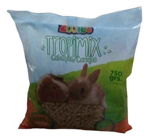 Alimento Balanceado Conejos Cobayos Tropimix Zootec X5unid