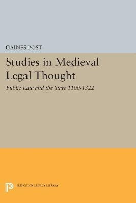 Libro Studies In Medieval Legal Thought : Public Law And ...