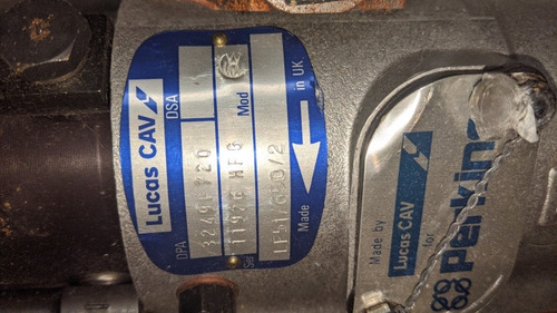 Bomba De Inyección Motor Perkins 4 Cilindros Lucas Cav